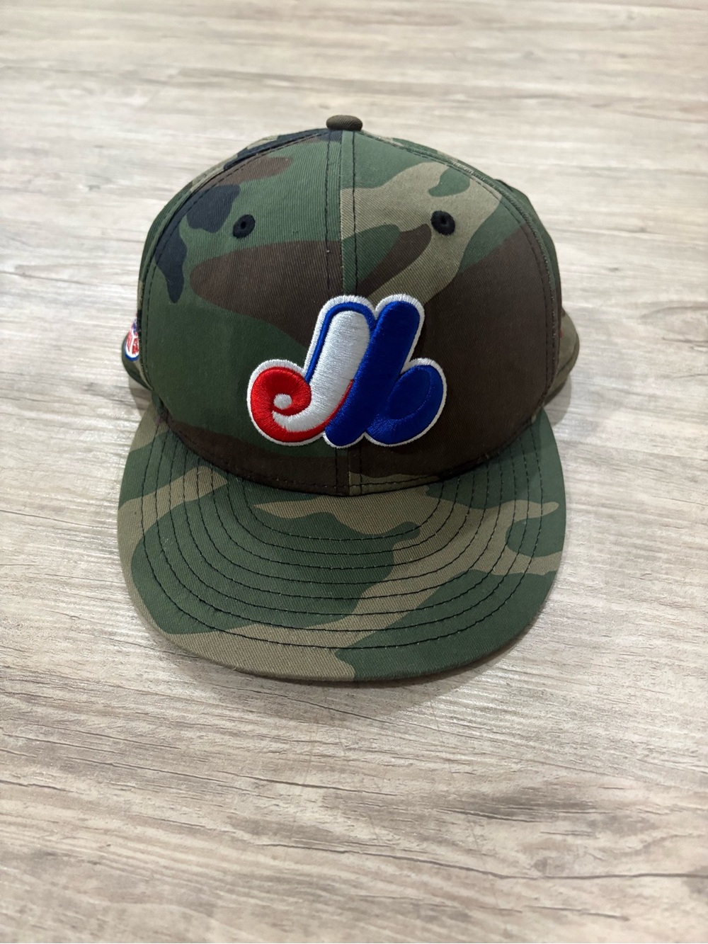 New Era Montreal Expos Camo 59FIFTY Fitted Hat 1969 All-Star Game Patch